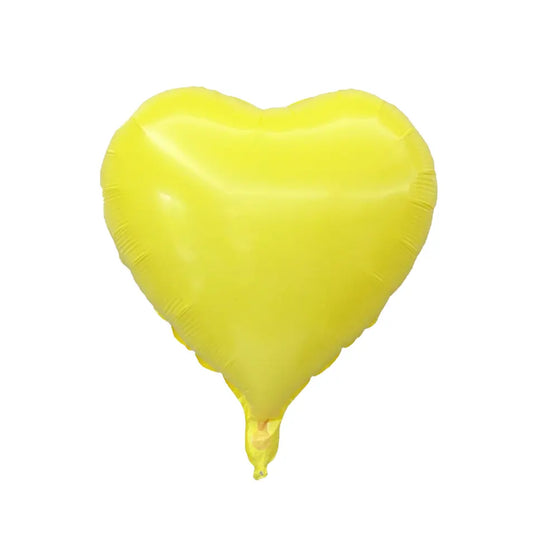 Pastel Yellow Heart Balloon