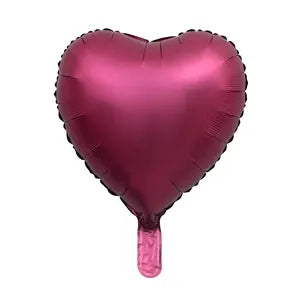 Matte Burgundy Heart Balloon