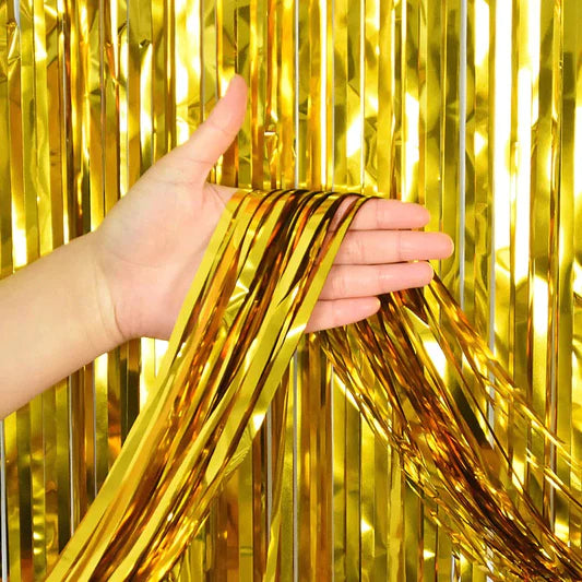 Gold Foil Curtain