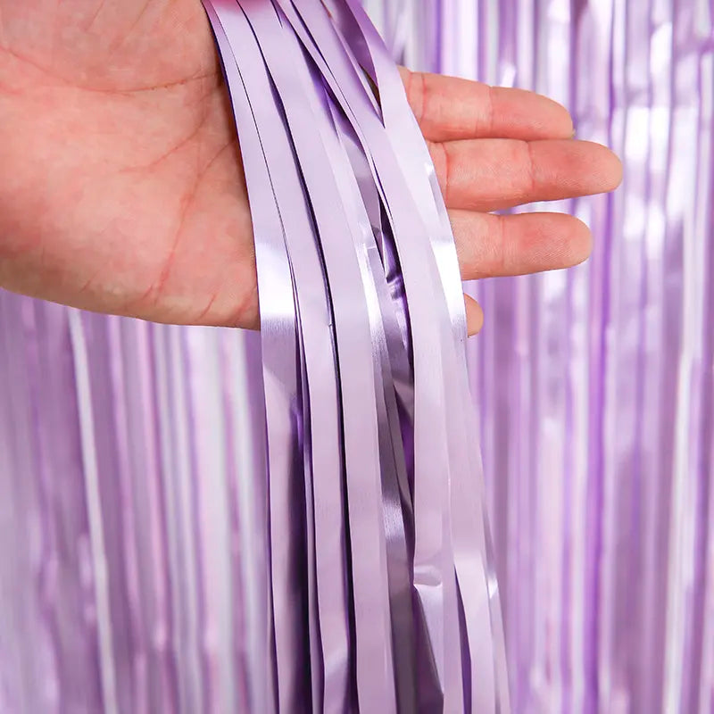 Matte Purple Foil Curtain