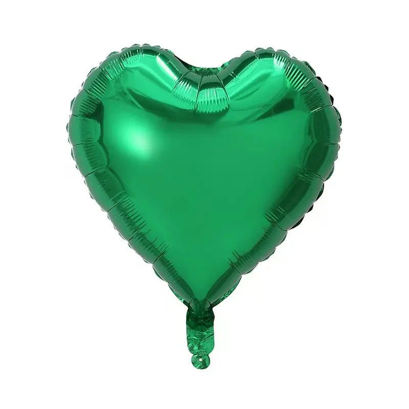 Green Heart Balloon