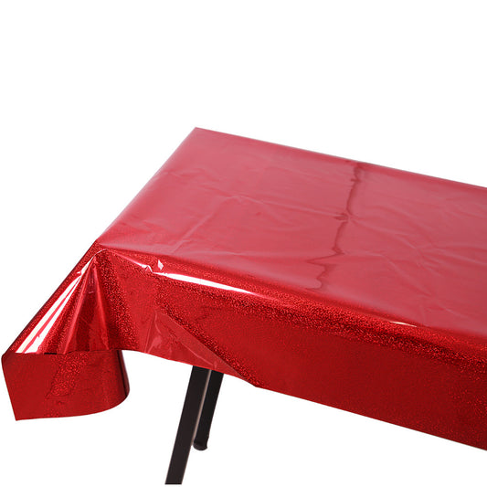 Red Foil Table cover