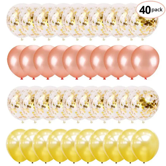 Gold & Pink Balloon Set