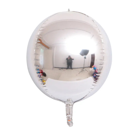 Silver Round Balloon
