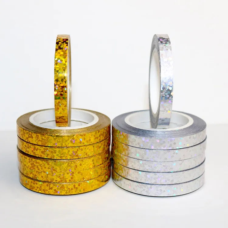 Gold & Silver Ribbon Rolls (10m)