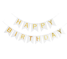 Load image into Gallery viewer, Black Birthday Banner
