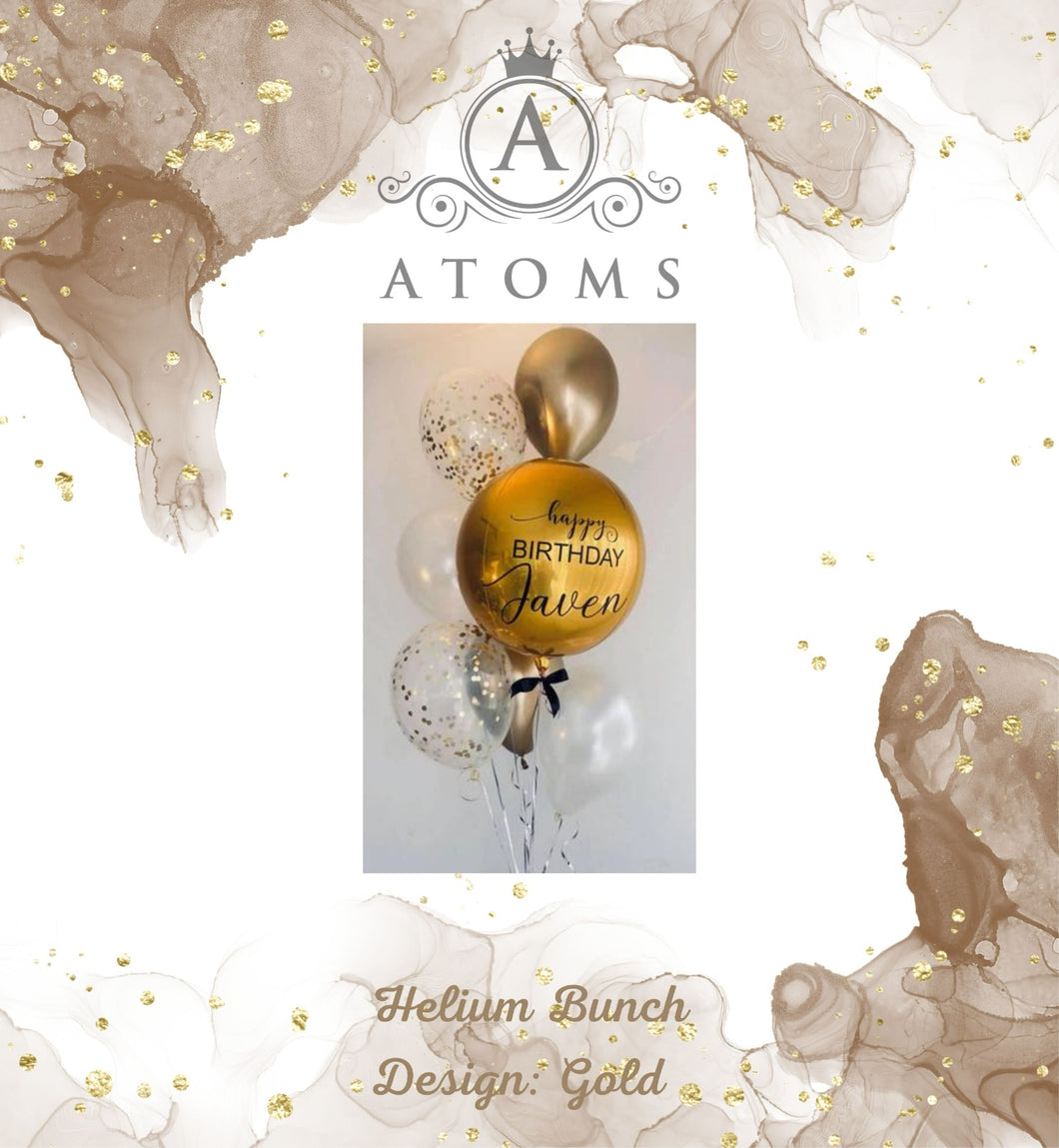 Gold  Helium Bunch Setup