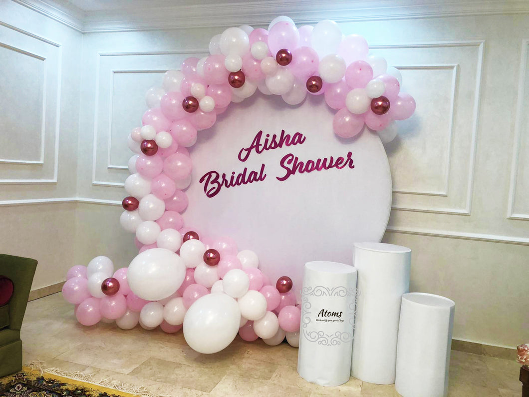 Bridal Shower Platinum Setup