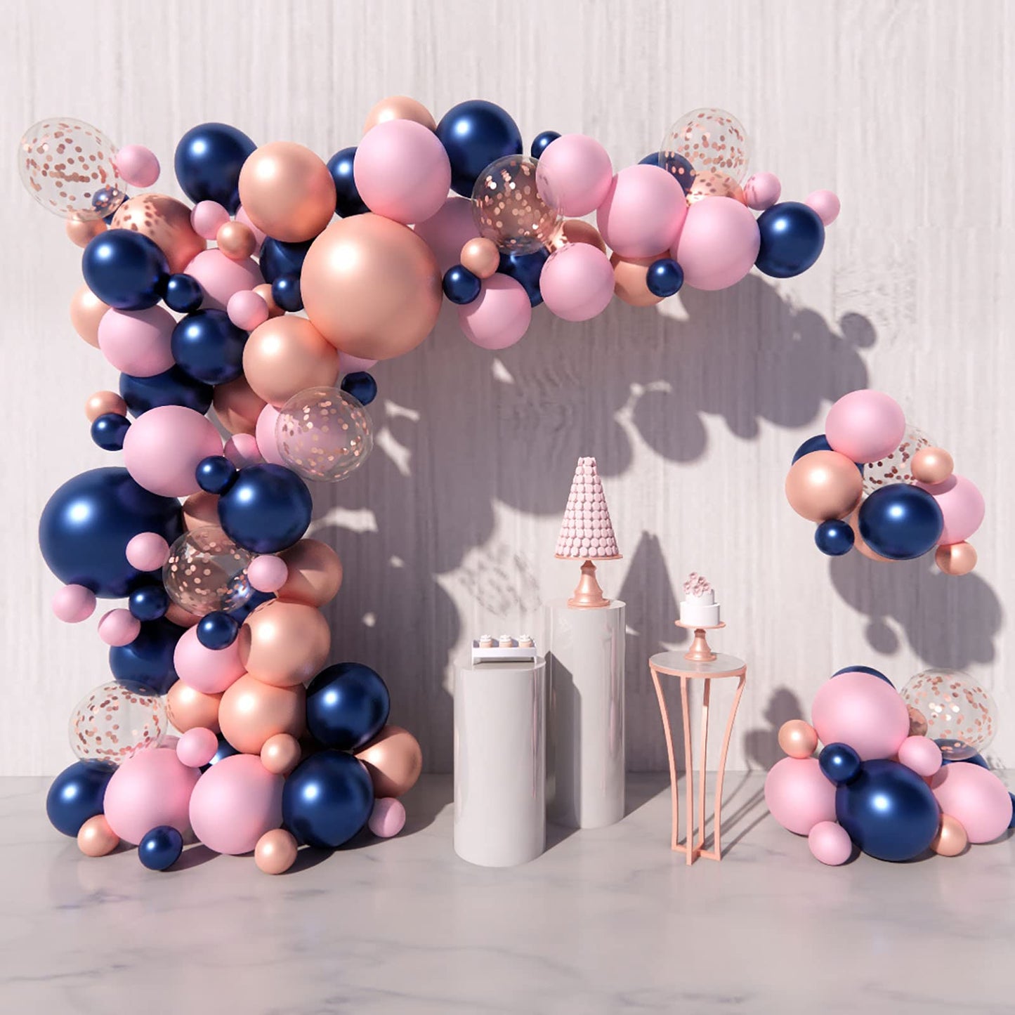 Pink & Blue Balloon Arch Set