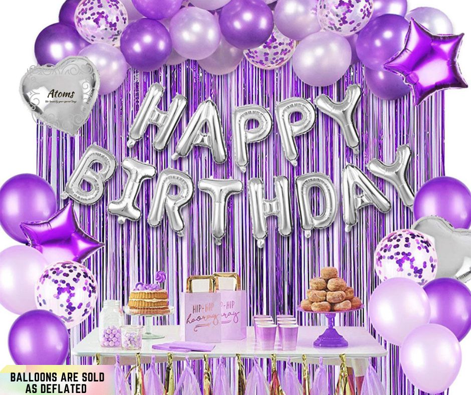 Purple Birthday Set