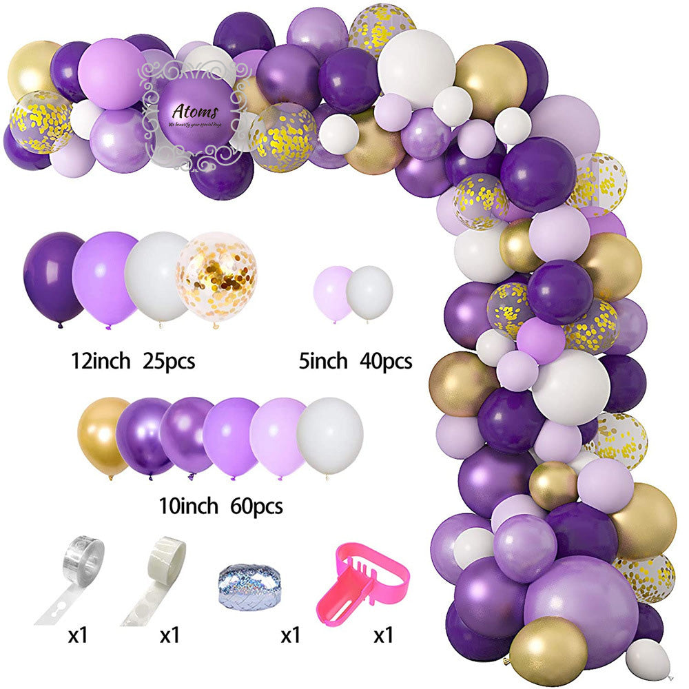 Purple Balloon Arch Set