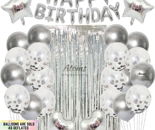 Siver Birthday Set